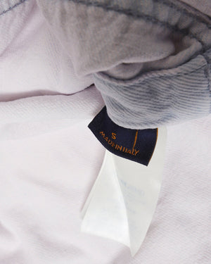 Louis Vuitton SS20 Pink Bleached Oversized Laced Shirt