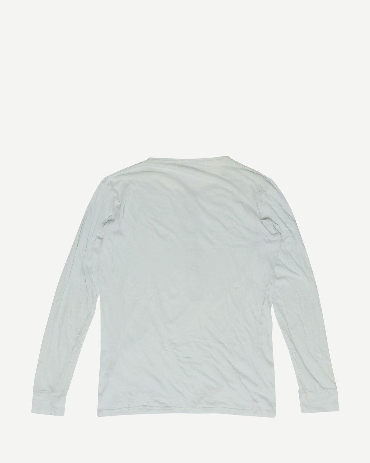 Balmain SS12 Teal Longsleeve Henley