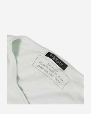 Balmain SS12 Teal Longsleeve Henley