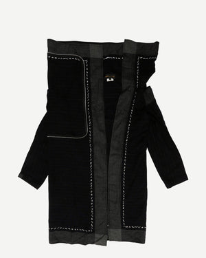 Comme des Garcons 90s Asymetrical Pinstripe Robe