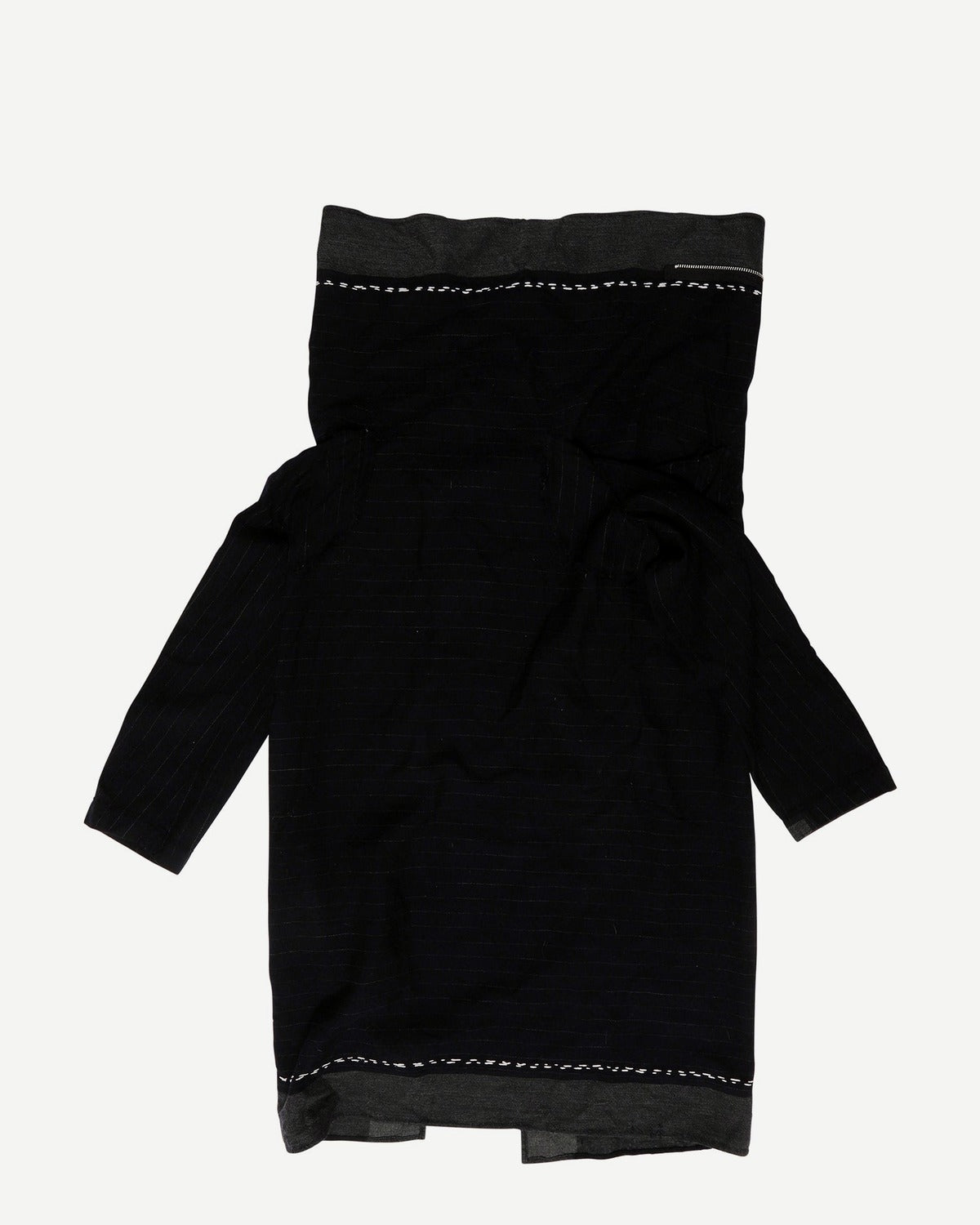 Comme des Garcons 90s Asymetrical Pinstripe Robe