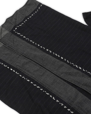 Comme des Garcons 90s Asymetrical Pinstripe Robe