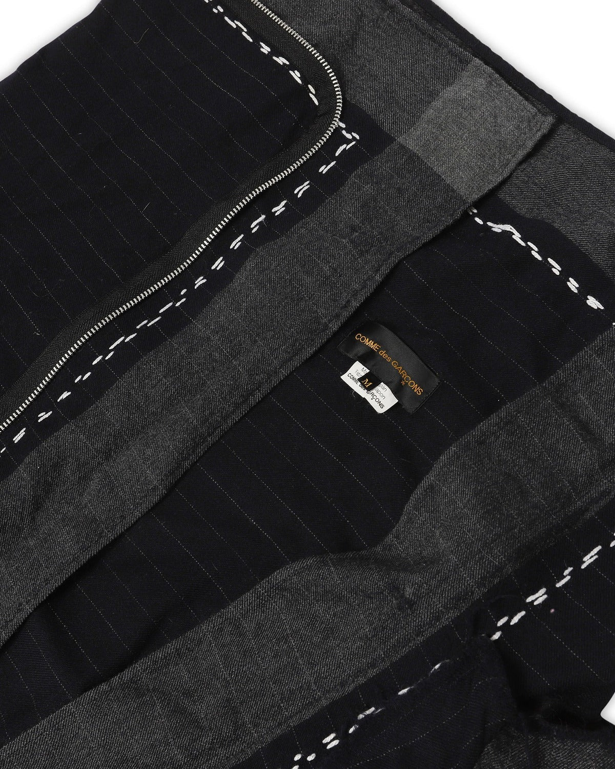 Comme des Garcons 90s Asymetrical Pinstripe Robe