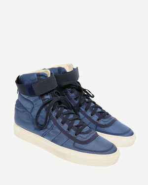 Raf Simons FW10 Blue Nylon Vandal Sneakers