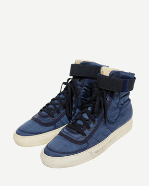 Raf Simons FW10 Blue Nylon Vandal Sneakers