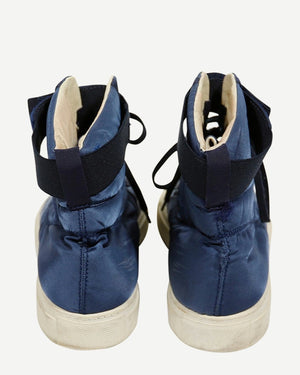 Raf Simons FW10 Blue Nylon Vandal Sneakers