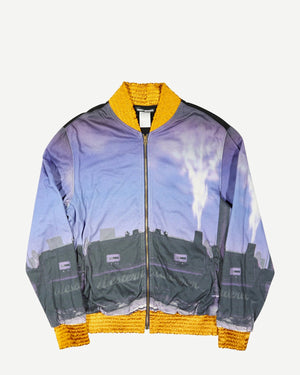 Issey Miyake SS17 Sample Western Wanderer Printed Bomber Jacket