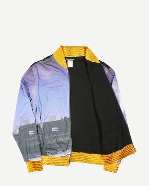 Issey Miyake SS17 Sample Western Wanderer Printed Bomber Jacket