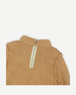 Maison Martin Margiela FW97 Miss Deanna Inside Out Reversible Military Knit Sweater