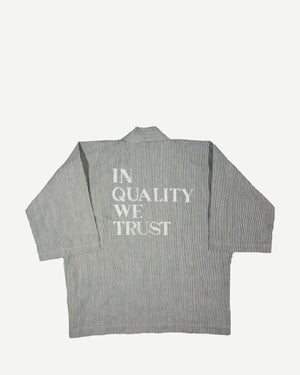 Visvim SS22 Happi Printed Cotton Kimono Shirt
