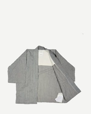 Visvim SS22 Happi Printed Cotton Kimono Shirt