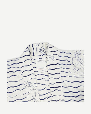 Visvim SS22 Happi Hickory Printed Striped Shirt