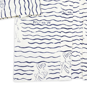 Visvim SS22 Happi Hickory Printed Striped Shirt