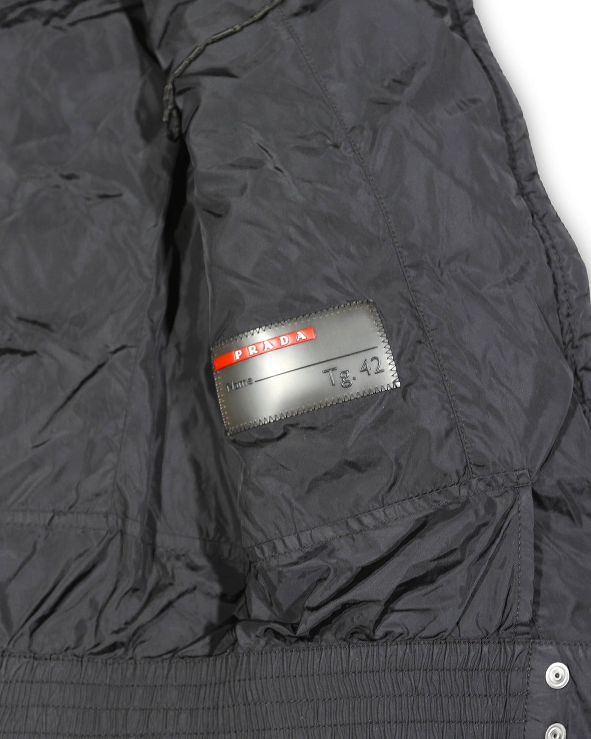Prada Sport FW08 Black Nylon Down Jacket