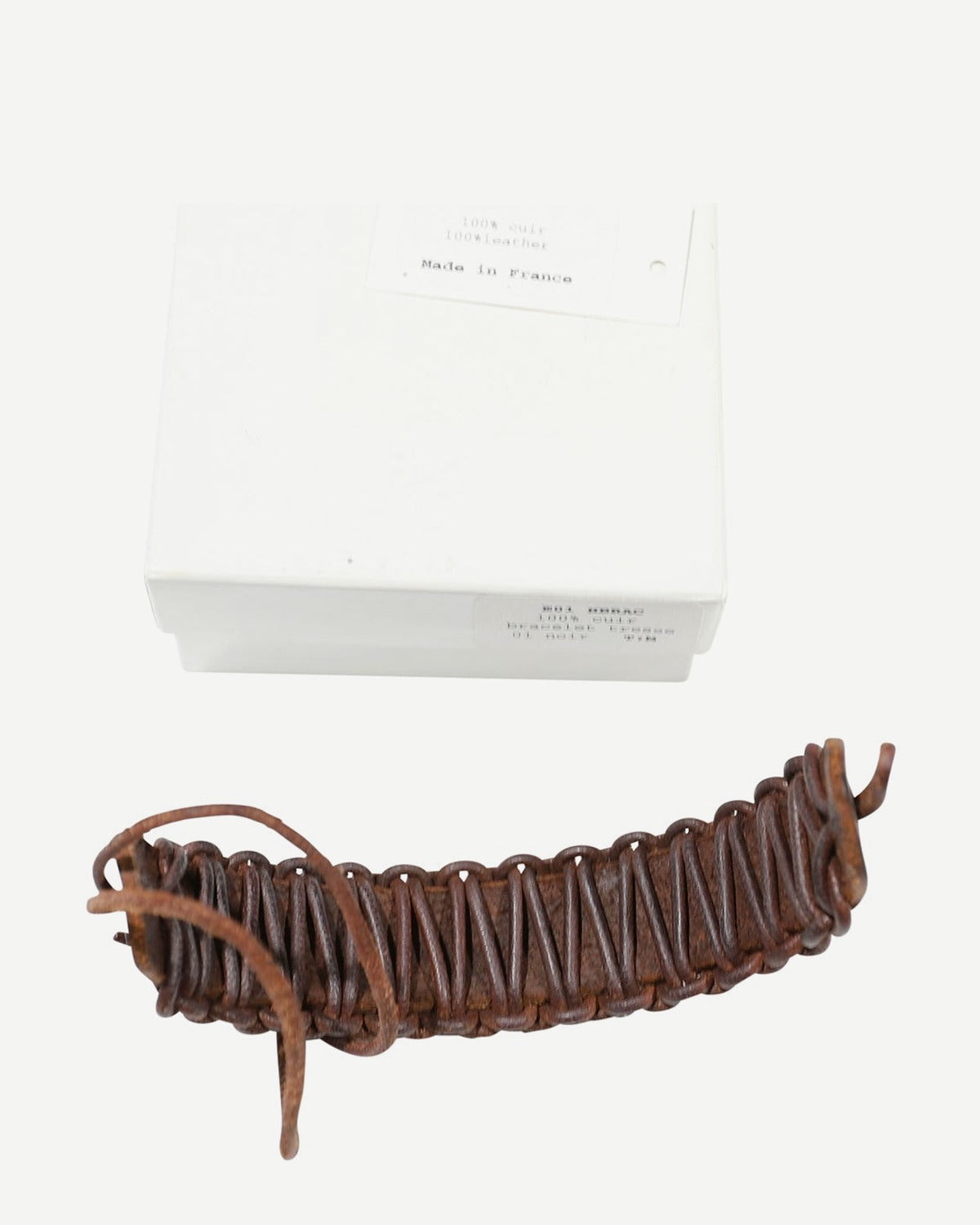 Maison Martin Margiela SS01 Braided Leather Bracelet