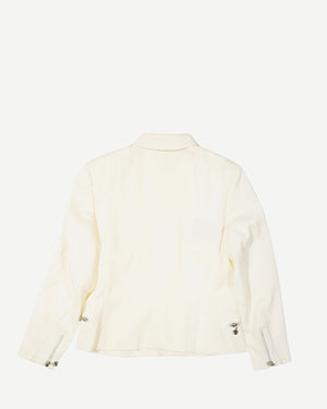 Gianni Versace SS96 Medusa Zip Oversized Silk Shirt