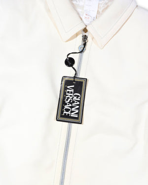 Gianni Versace SS96 Medusa Zip Oversized Silk Shirt