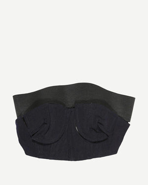 Comme Des Garcons Vintage Wool Embroidered Bustier
