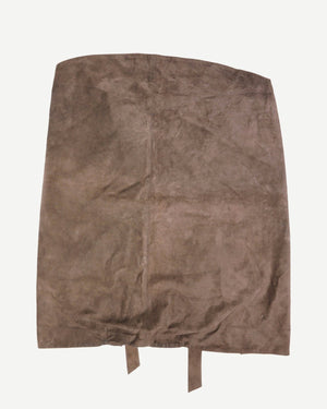 Azzedine Alaïa Vintage Leather Kimono Wrap Top