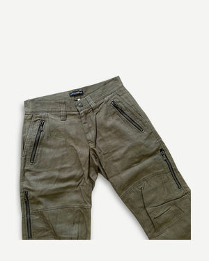 Dolce & Gabbana FW03 Khaki Multizip Cargo Pants