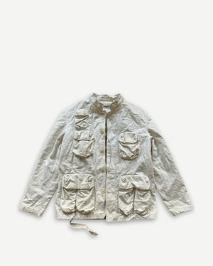 Helmut Lang SS00 White Cargo Bondage Jacket