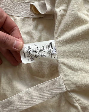 Helmut Lang SS00 White Cargo Bondage Jacket