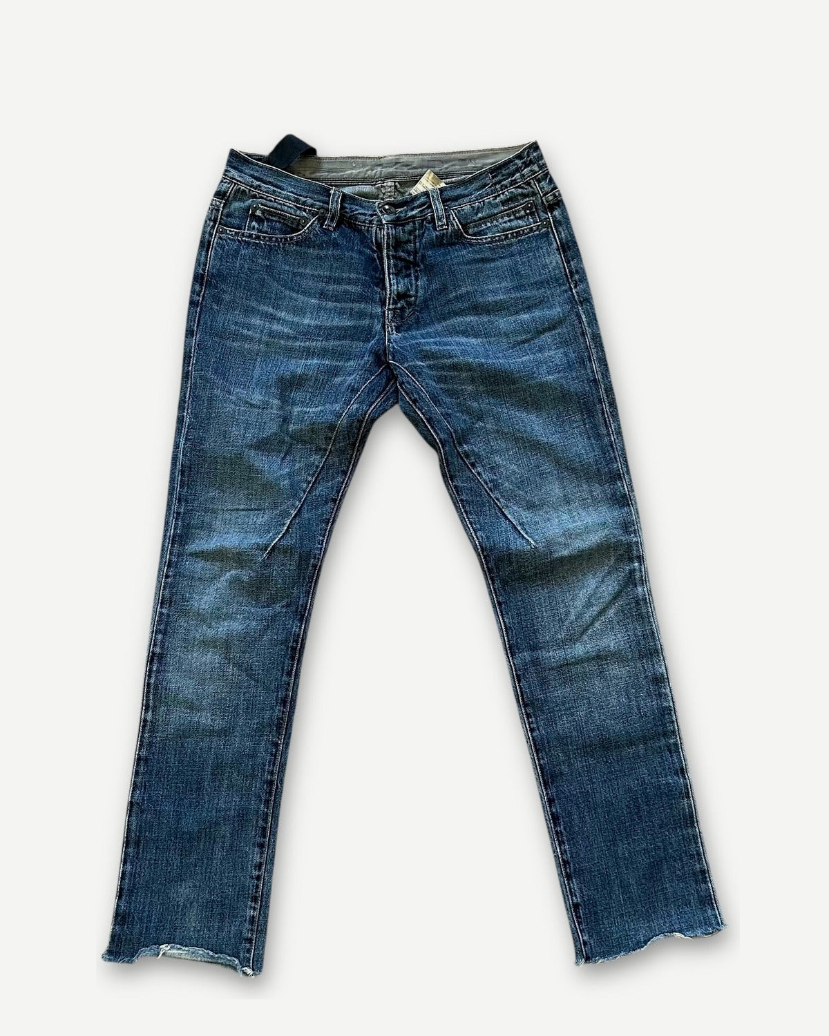 Rick Owens DRKSHDW Vintage Detroit Washed Blue Denim