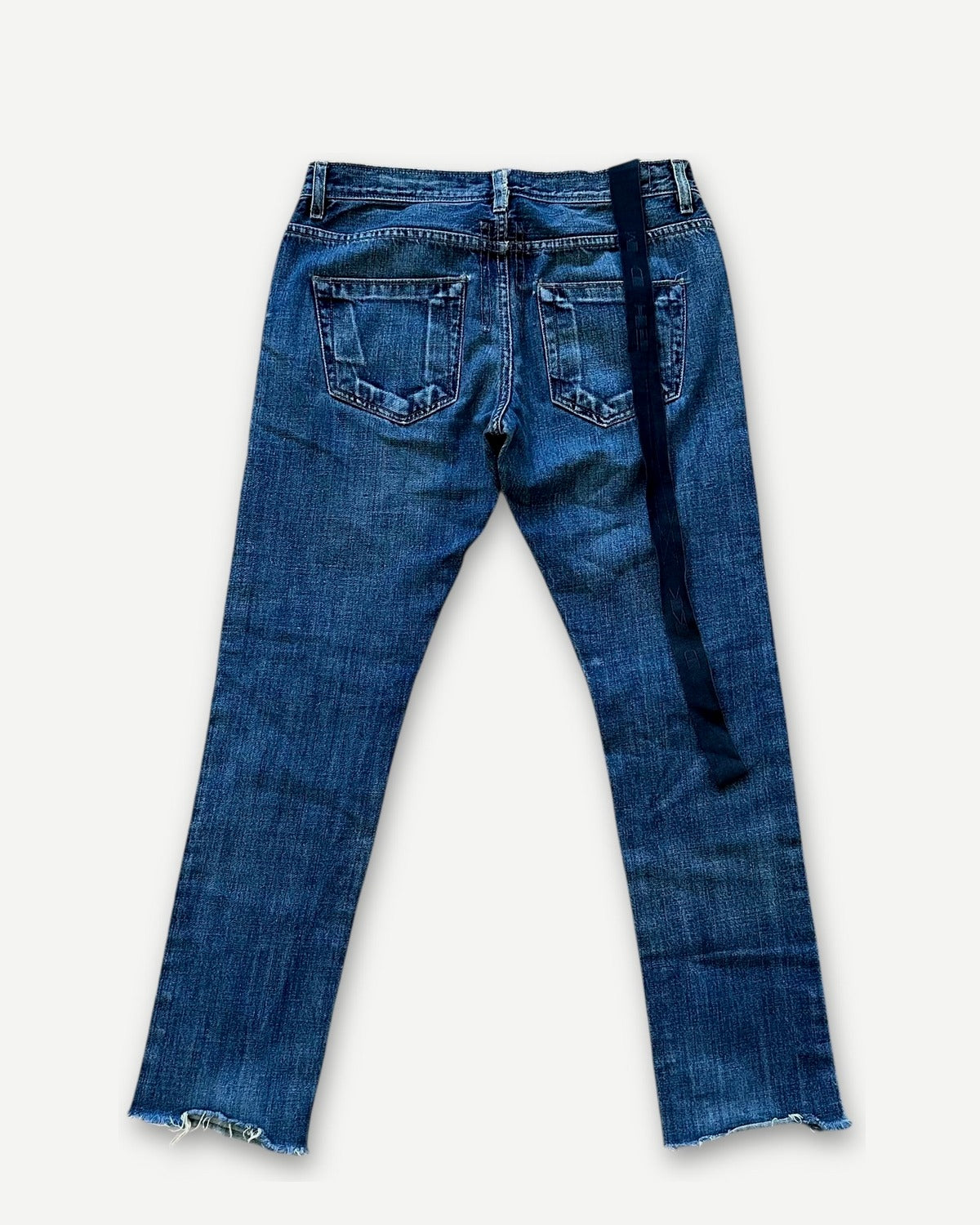 Rick Owens DRKSHDW Vintage Detroit Washed Blue Denim