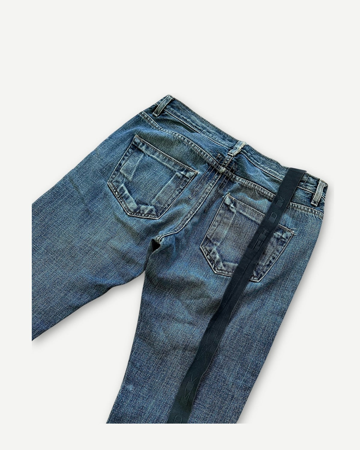 Rick Owens DRKSHDW Vintage Detroit Washed Blue Denim
