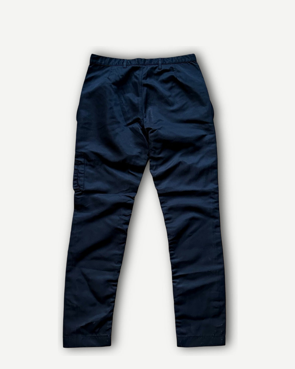 Miu Miu 2000s Black Nylon Technical Cargo Pants