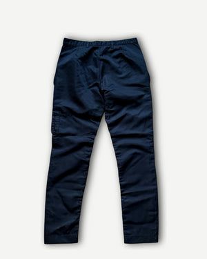 Miu Miu 2000s Black Nylon Technical Cargo Pants