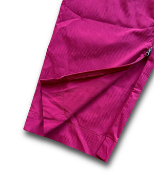 Prada 2000s Technical Red Nylon Pants