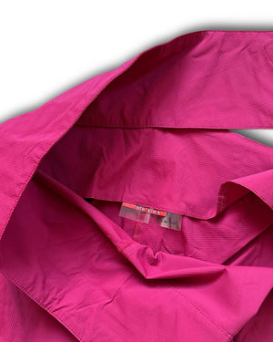Prada 2000s Technical Red Nylon Pants