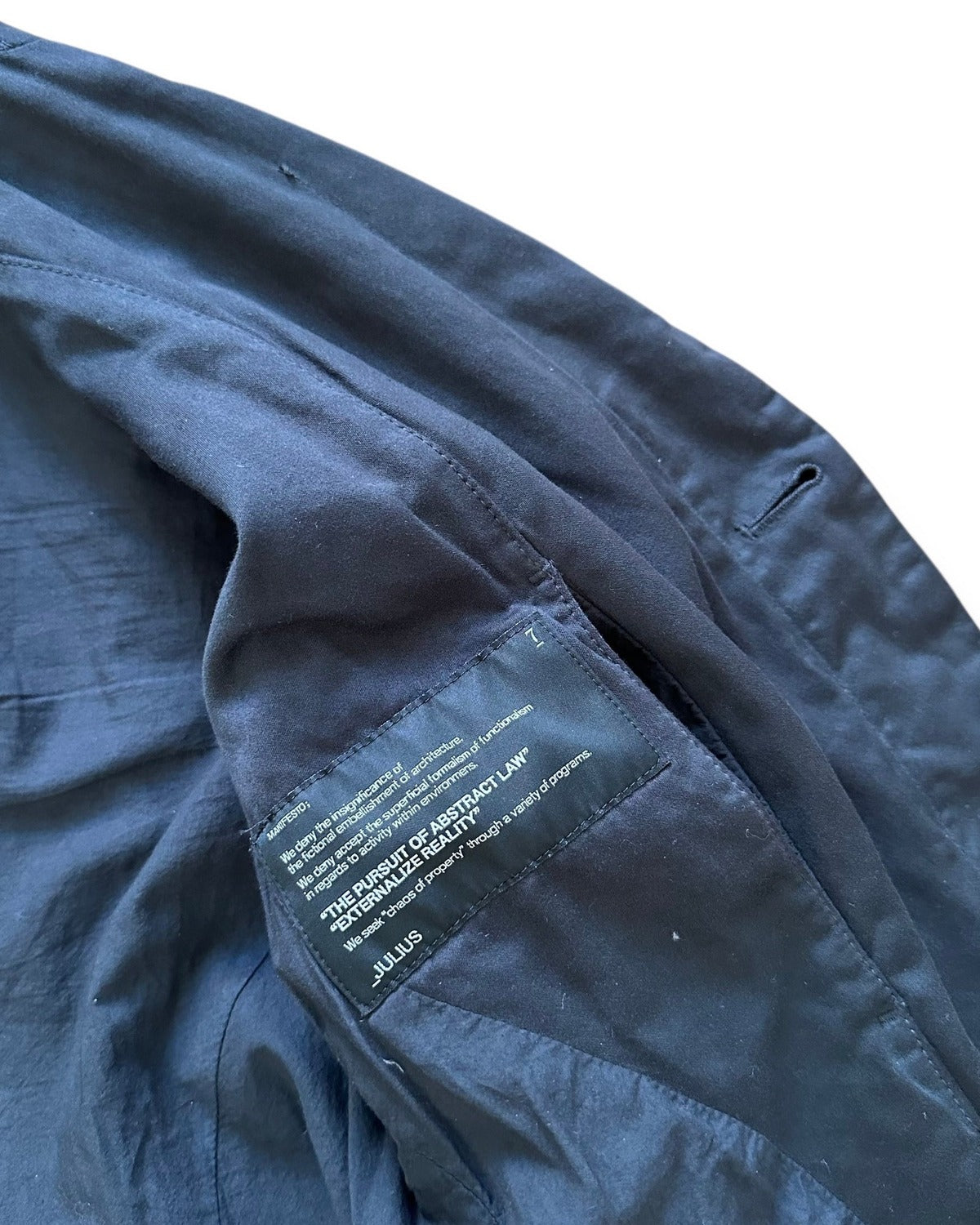 Julius Jacke SS14 Light Black Coat