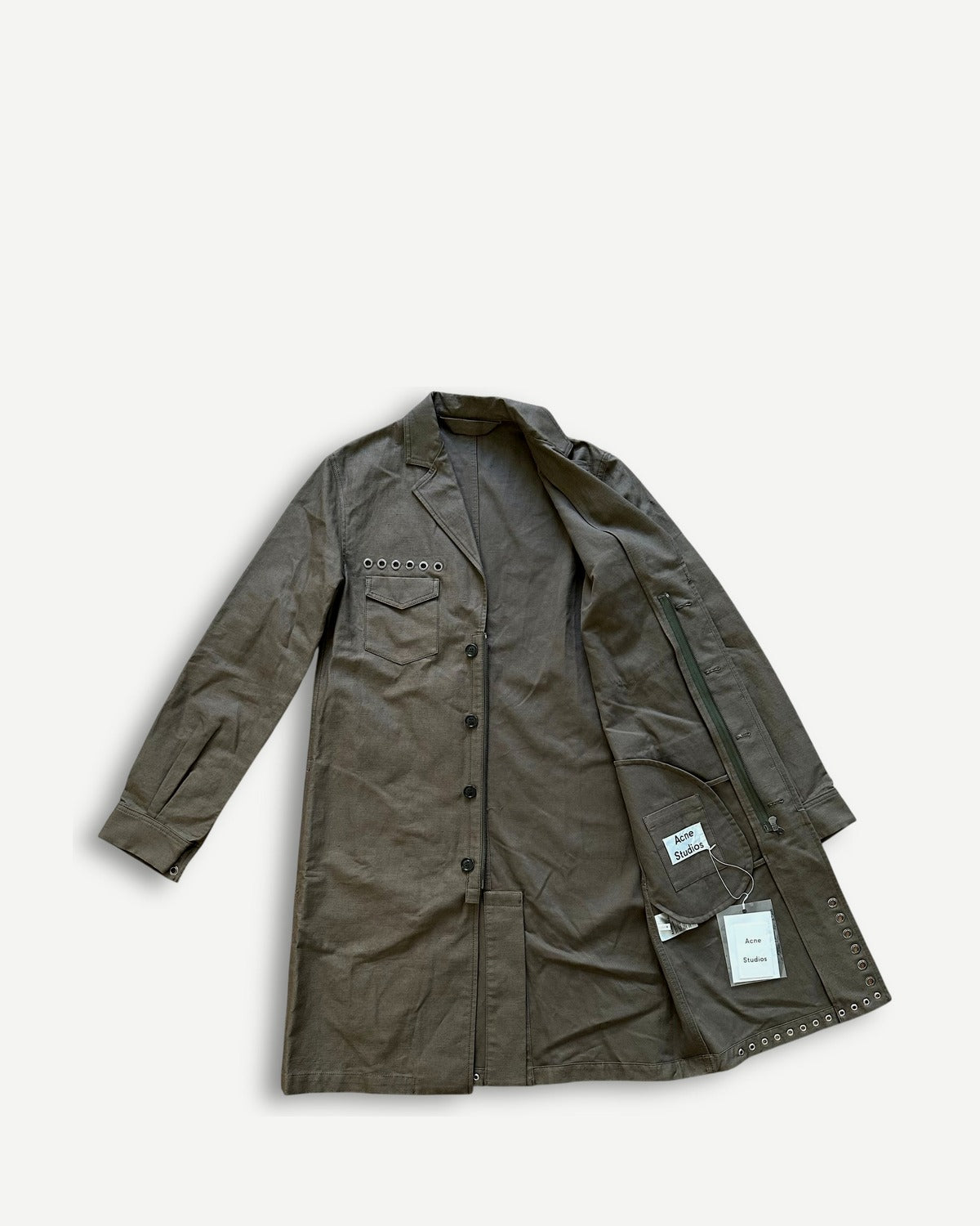Acne Studios FW16 Studded Message Coat