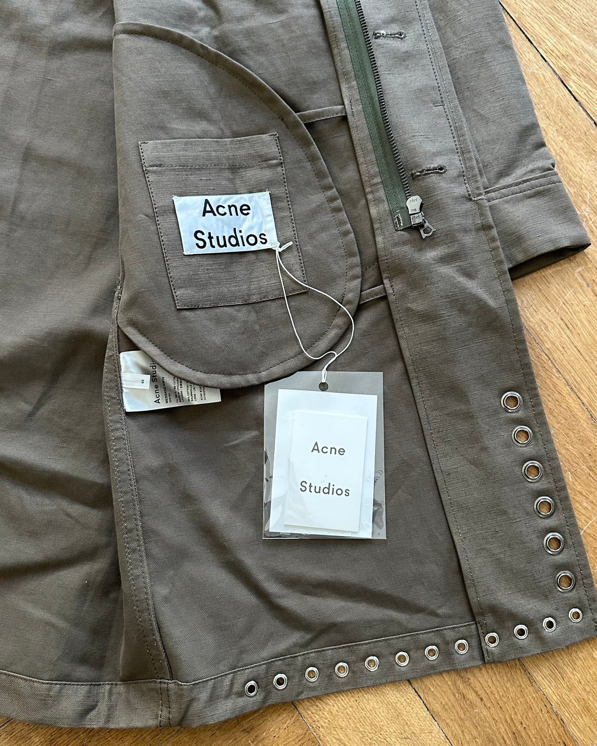 Acne Studios FW16 Studded Message Coat