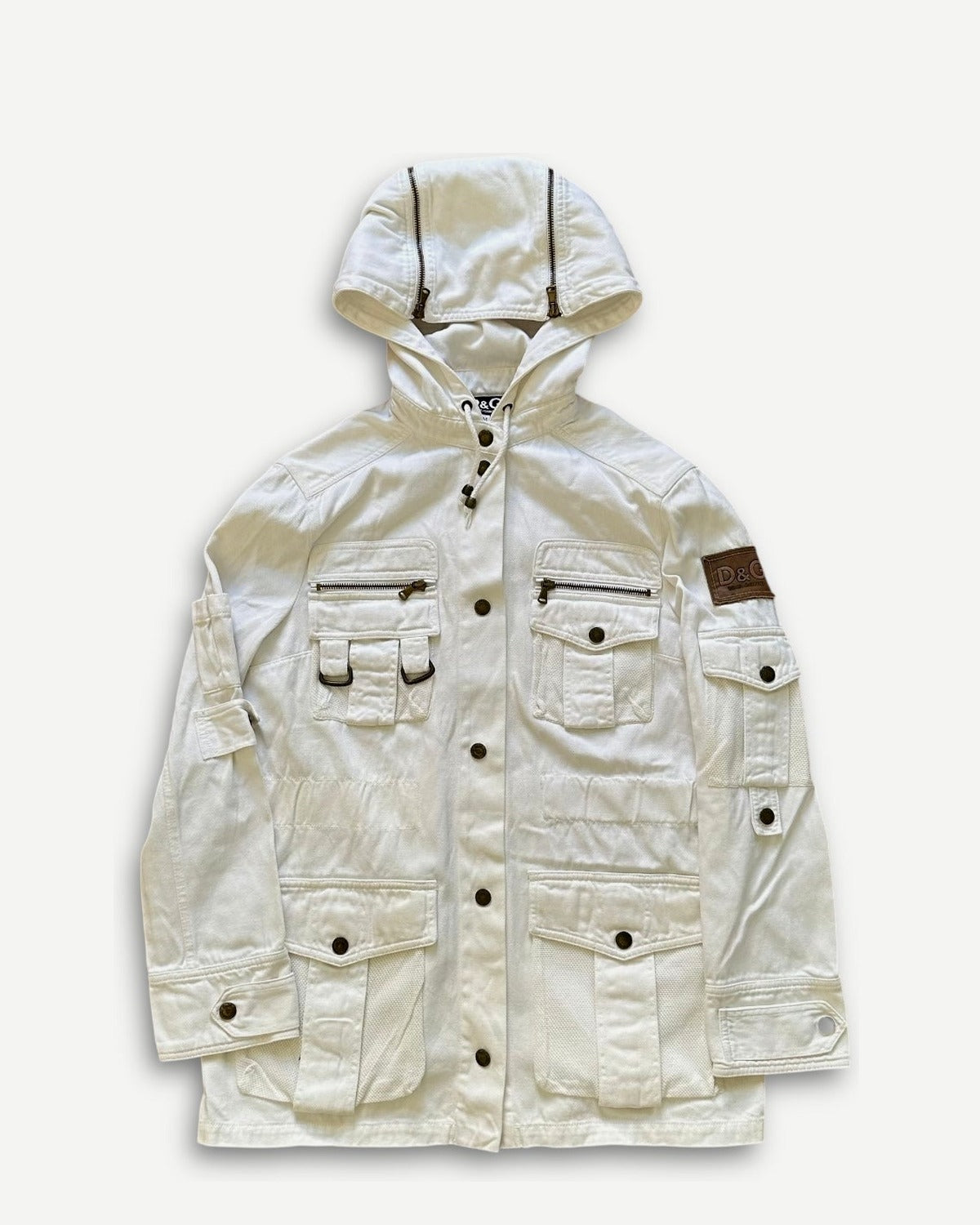 Dolce & Gabbana Cargo Bondage Zipper Jacket