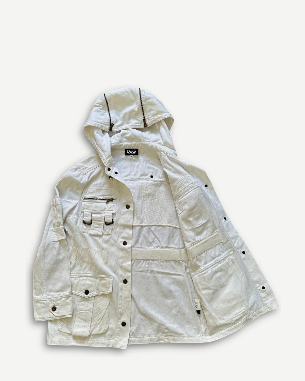 Dolce & Gabbana Cargo Bondage Zipper Jacket