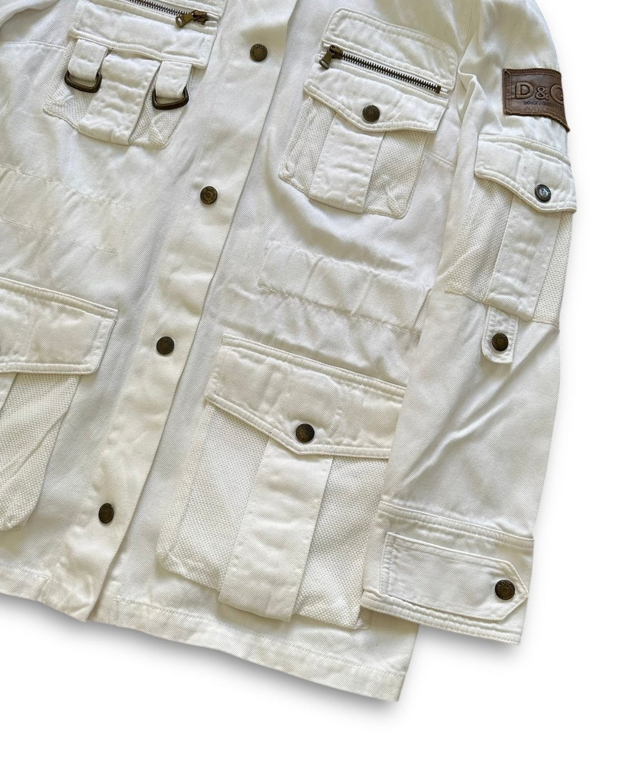 Dolce & Gabbana Cargo Bondage Zipper Jacket
