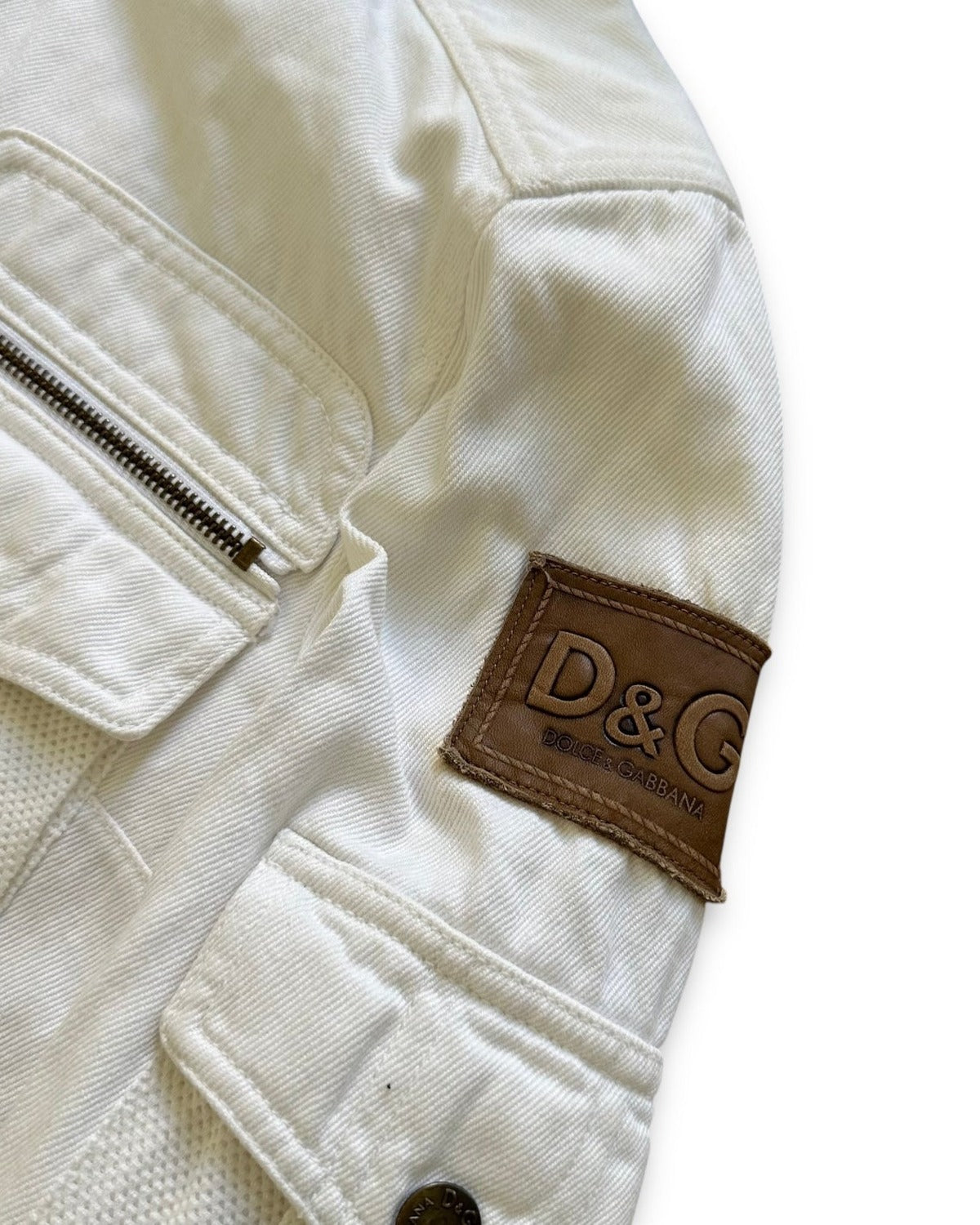Dolce & Gabbana Cargo Bondage Zipper Jacket