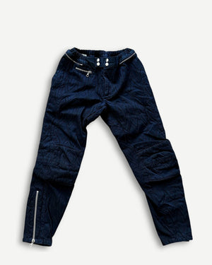 Dries van Noten FW14 Embroidered Biker Pants