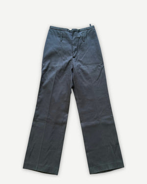 Carol Christian Poell FW97 Rubberized High Waist Denim Pants