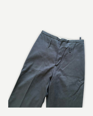 Carol Christian Poell FW97 Rubberized High Waist Denim Pants