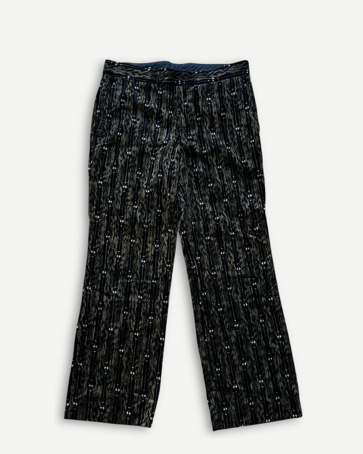 Comme Des Garcons Homme Plus 2001 Velvet Ikat Pants