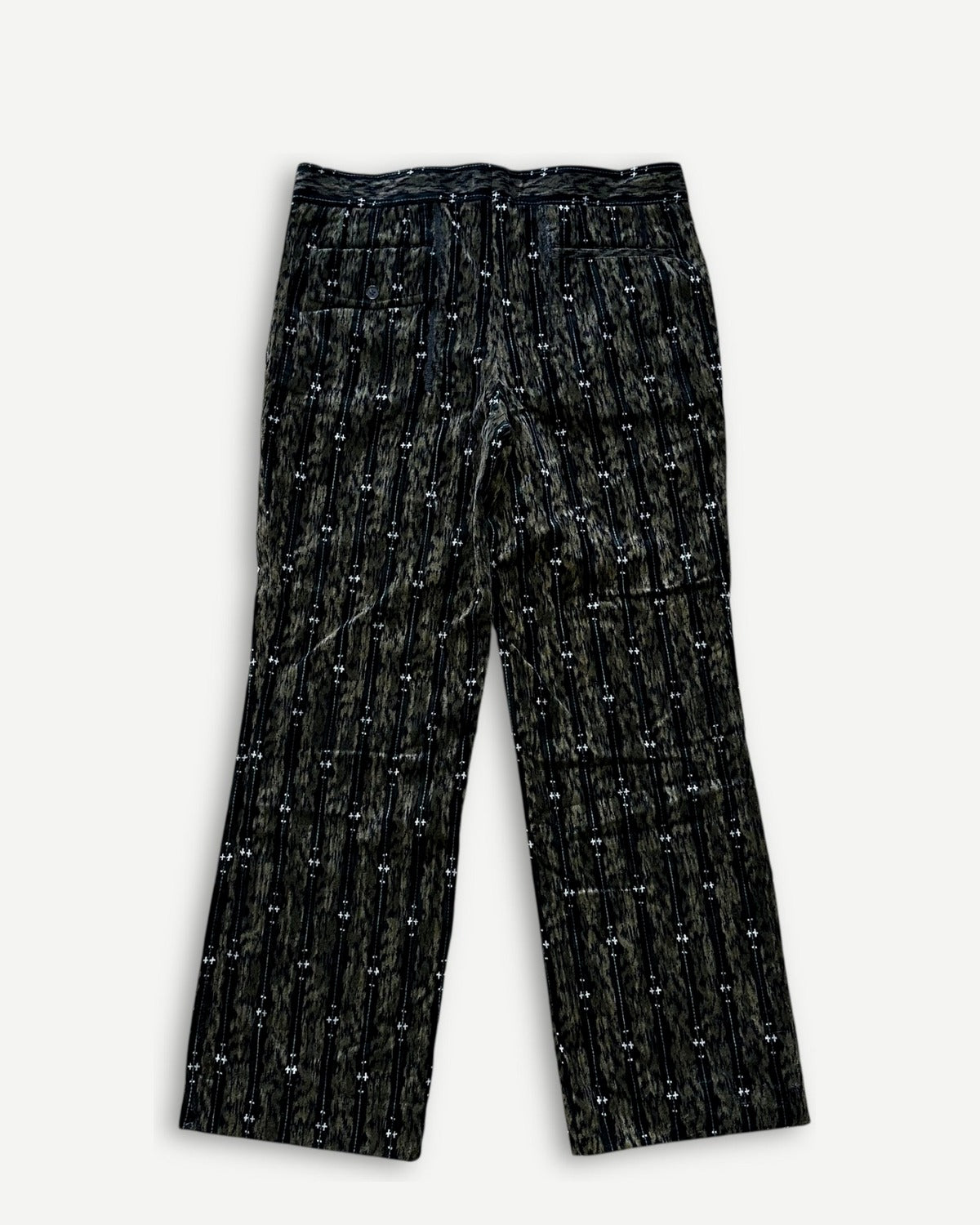 Comme Des Garcons Homme Plus 2001 Velvet Ikat Pants