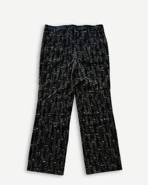 Comme Des Garcons Homme Plus 2001 Velvet Ikat Pants