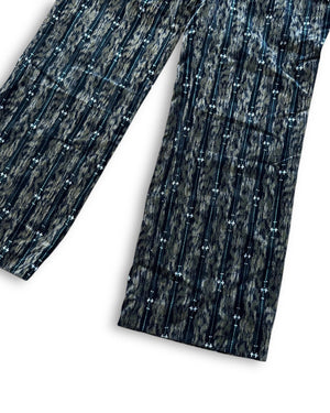 Comme Des Garcons Homme Plus 2001 Velvet Ikat Pants