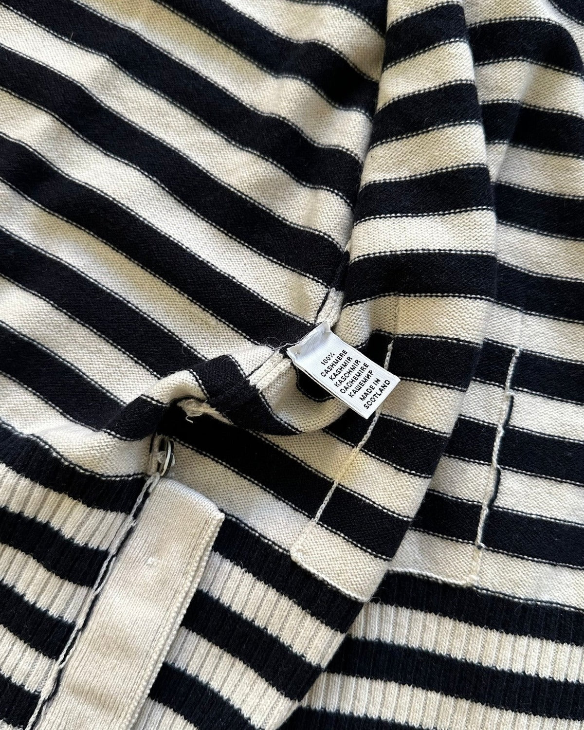 Thom Browne Striped Cashmere Cardigan