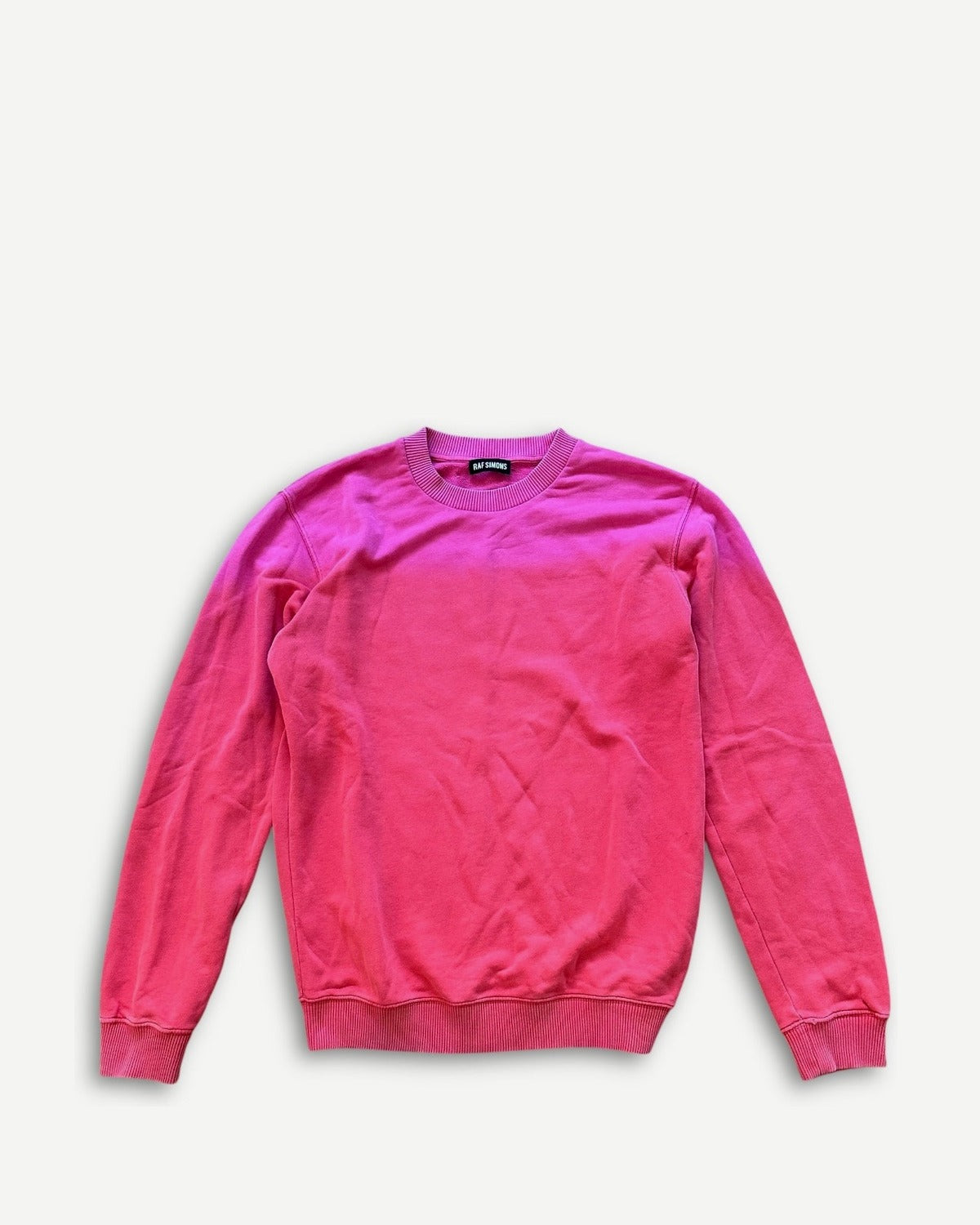 Raf Simons FW14 Pink Dip Dye Sweater