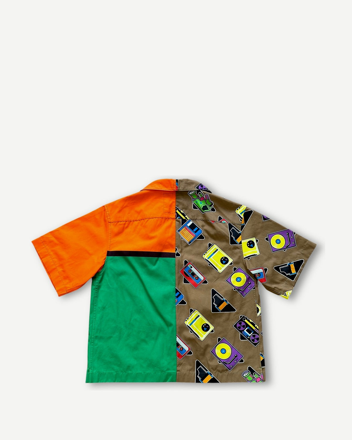 Prada SS20 Split Bowling Shirt